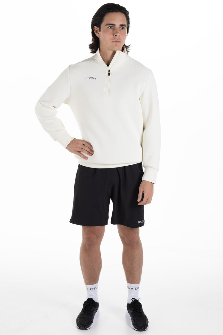 Half-zip Bonum Off-white Whole body