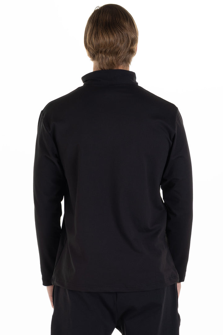 Half-zip Ultra Black Back