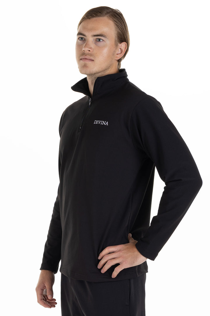 Half-zip Ultra Black Side