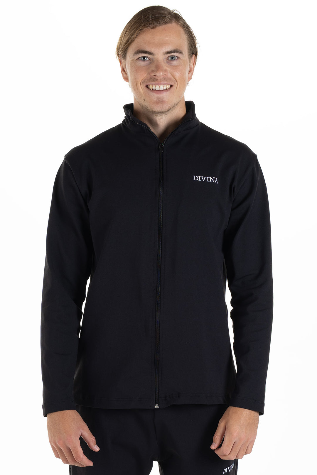Training jacket Ultra Black Front