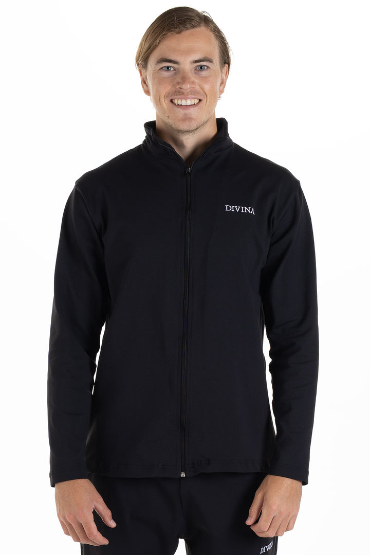 Training jacket Ultra Black Front