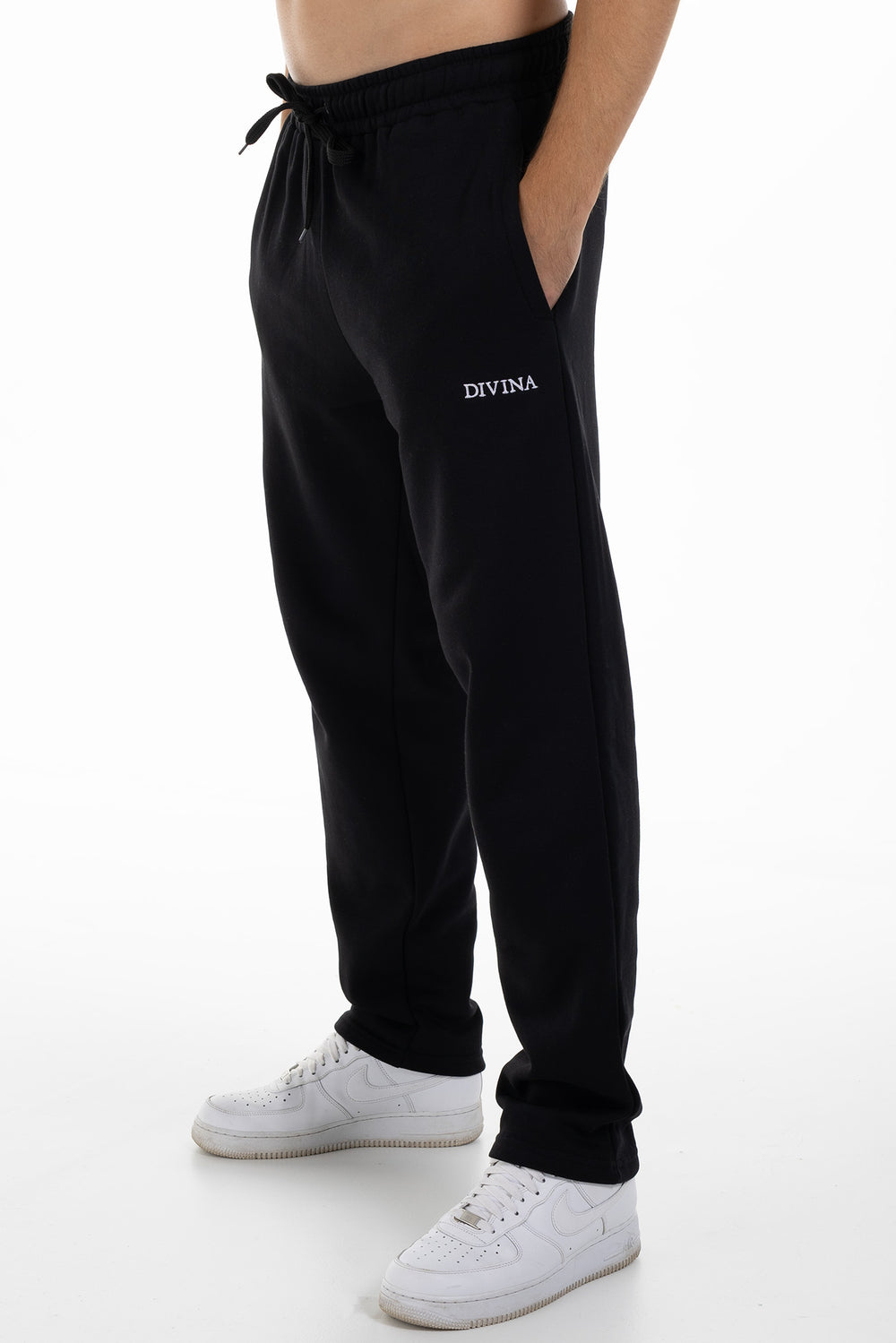 Wide Pants Comfy Black Side - Men