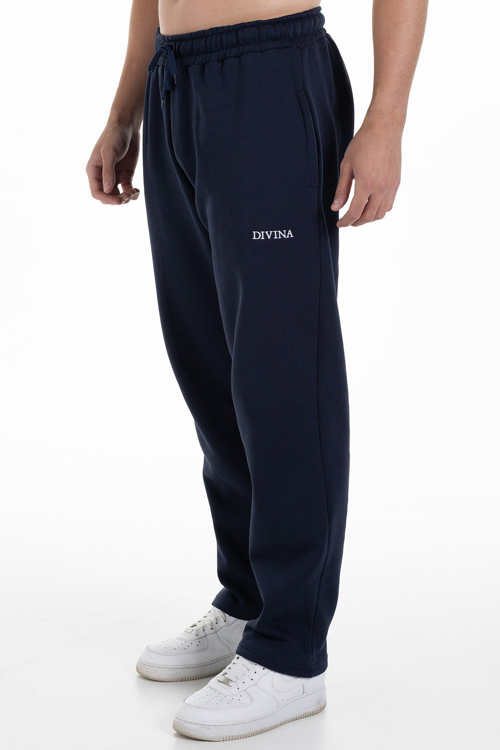 Wide Pants Comfy Navy Side - Men