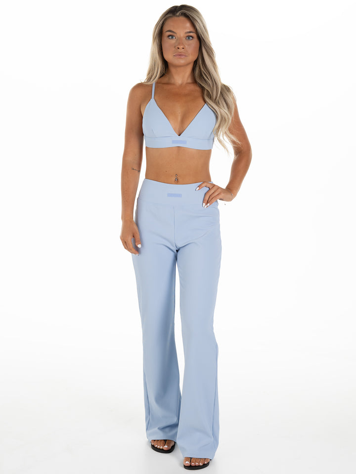 Ribbed Long set Palma Blue