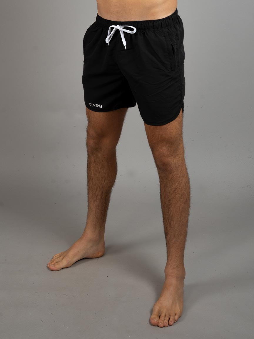 Badbyxor Aqua svart sida