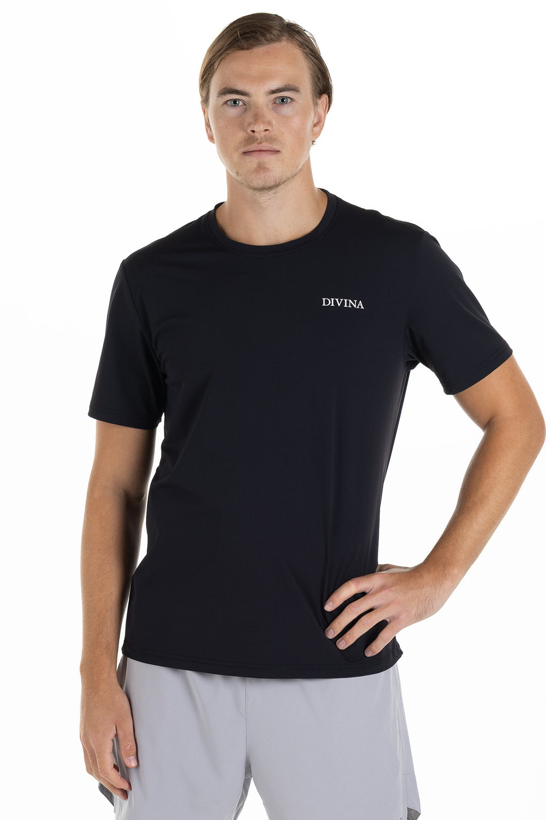 Divina quick drying Training T-shirt Smooth Black Front
