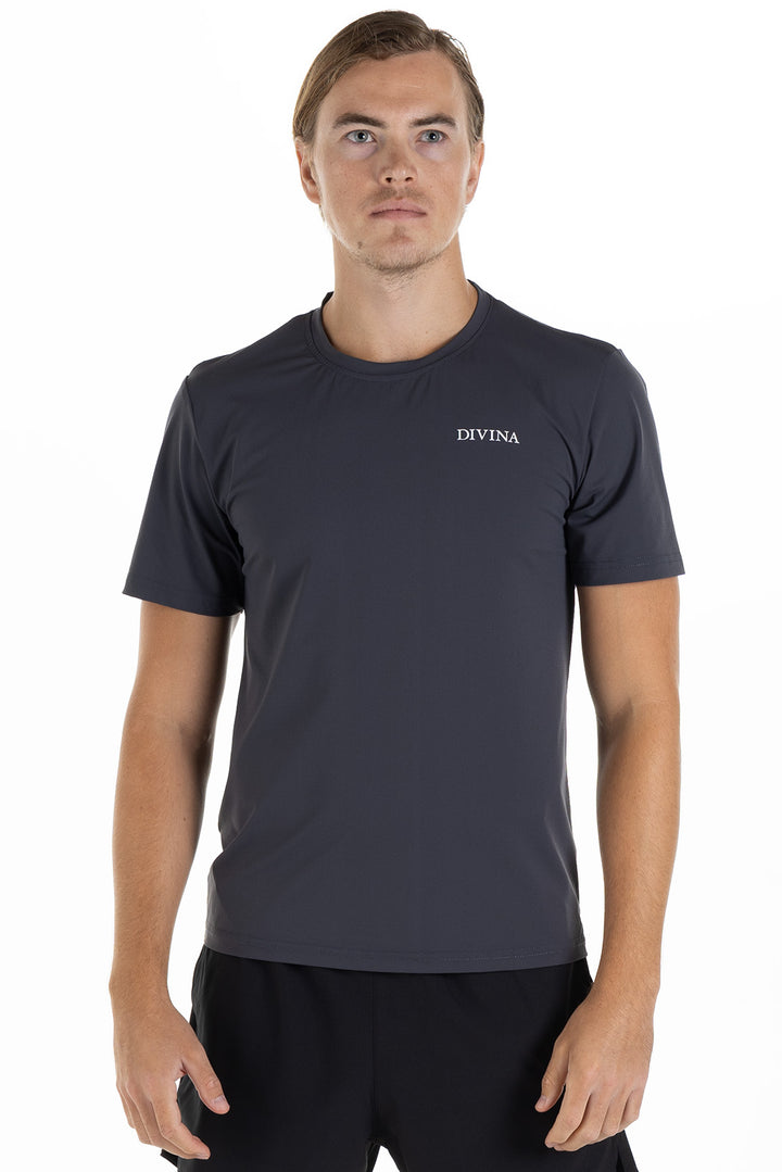 Divina quick drying Training T-shirt Smooth Grey Front
