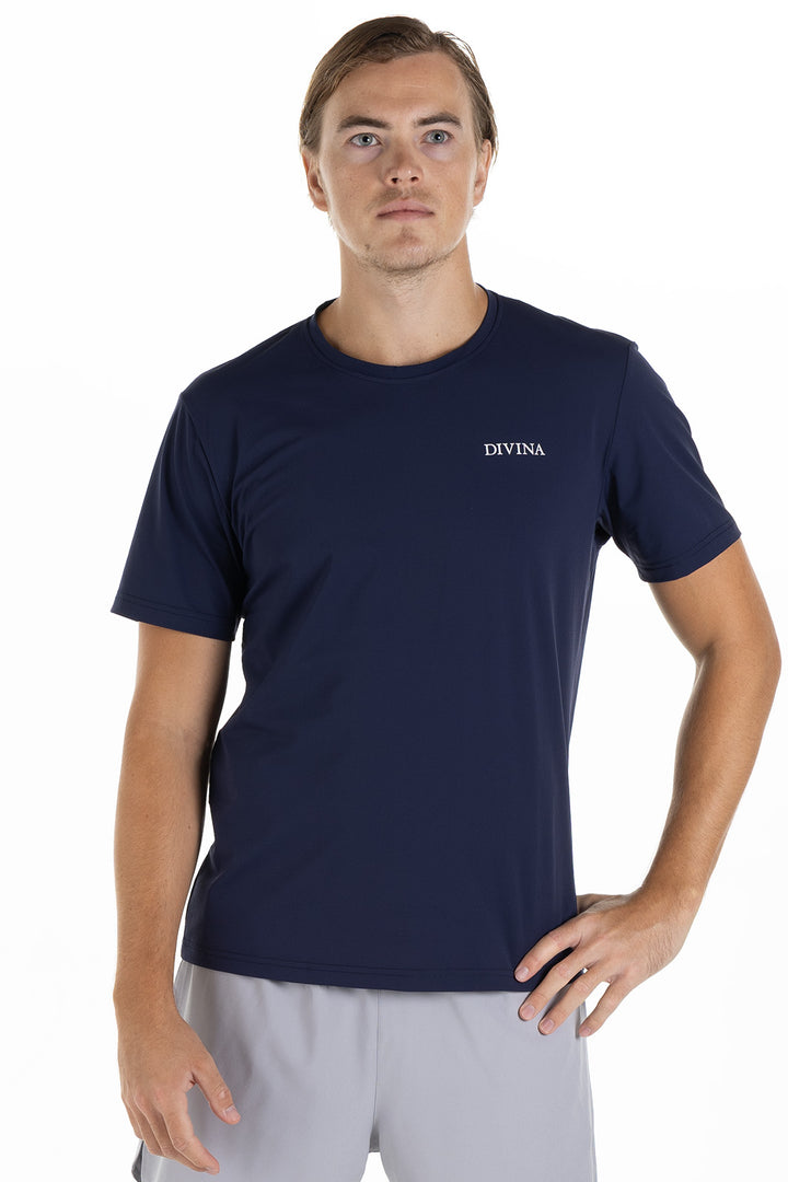 Divina quick drying Training T-shirt Smooth Navy Front