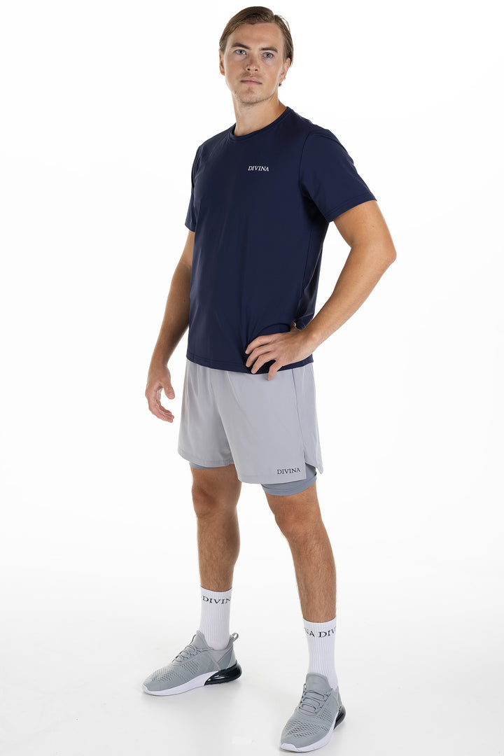 Divina quick drying Training T-shirt Smooth Navy Whole body