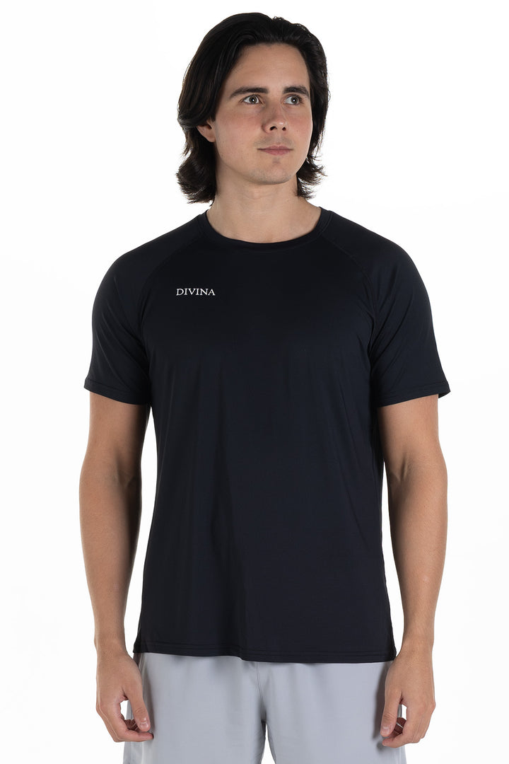 T-shirt Raw Black Front