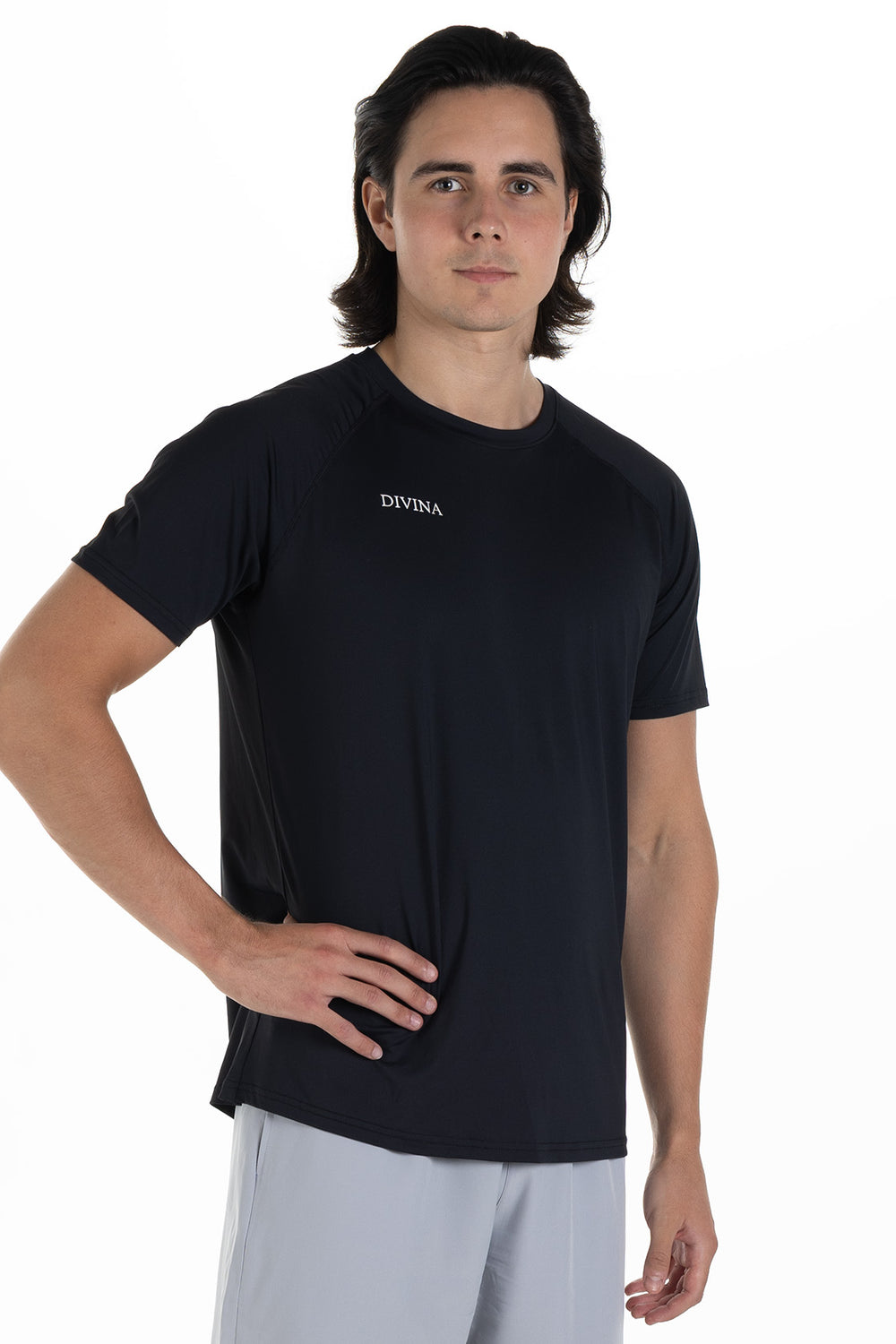 T-shirt Raw Black Side