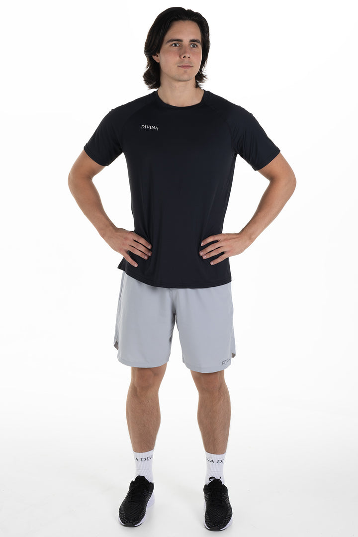 T-shirt Raw Black Whole body