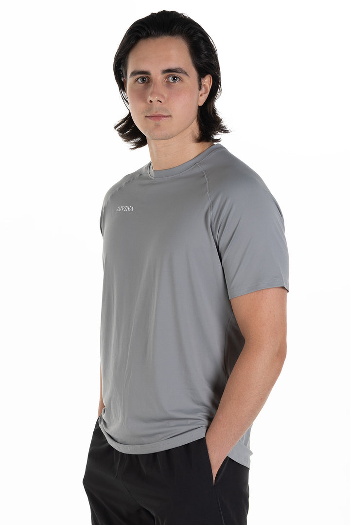 T-shirt Raw Grey Side