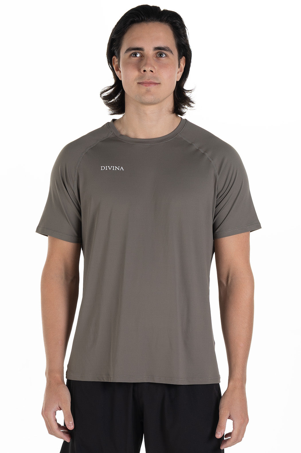 T-shirt Raw Olive Front