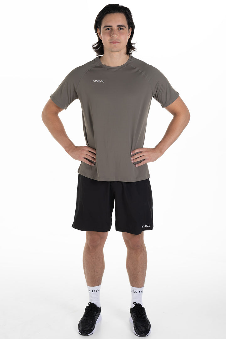 T-shirt Raw Olive Whole body