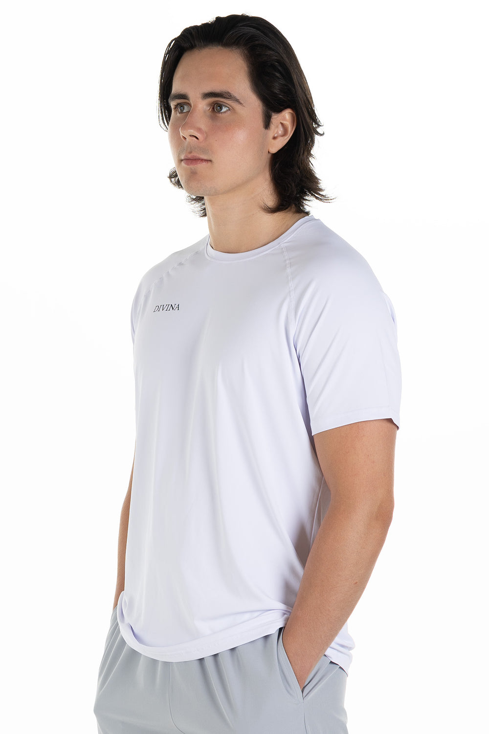 T-shirt Raw White Side