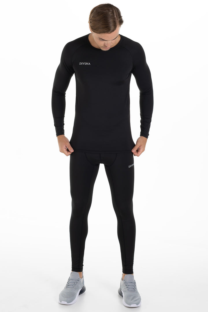 Compression Pants Valide Black Whole set