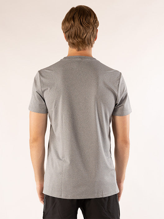 T-shirt V Grey Back