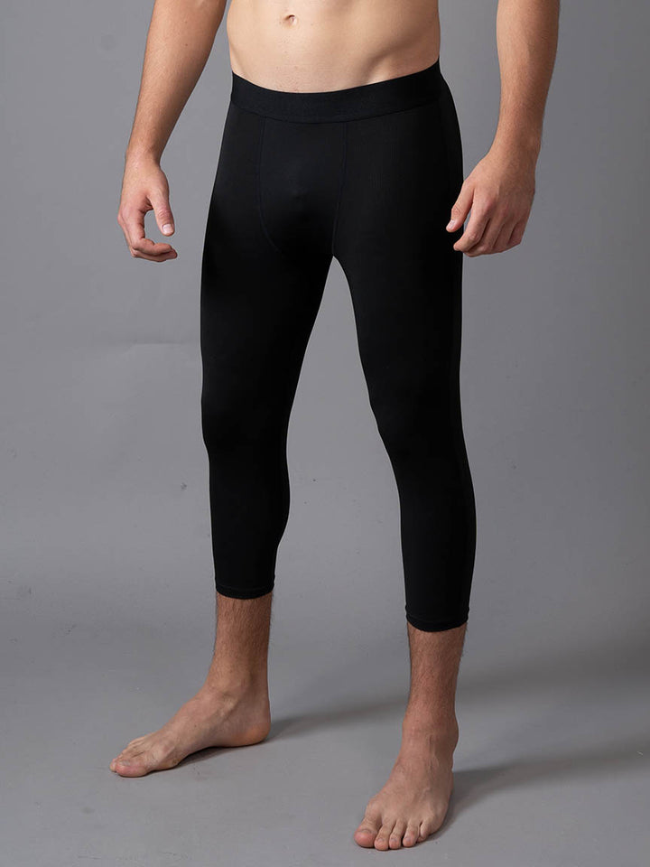 Compression 3/4 tights Baller Black side