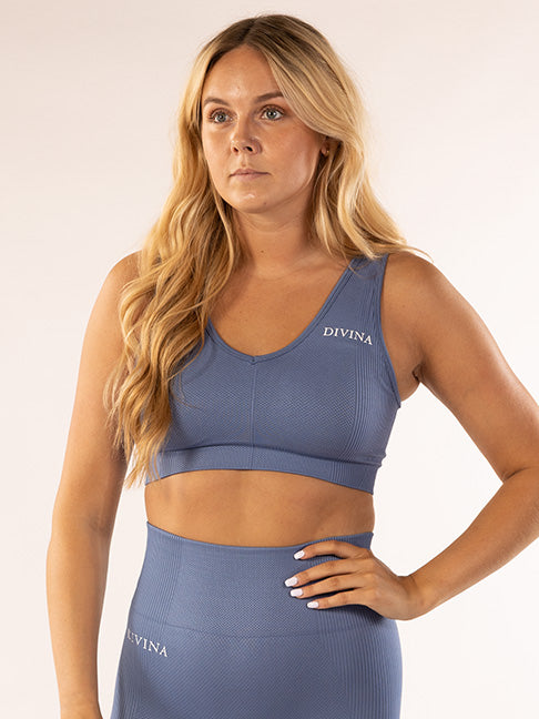 Sports bra “Amica” Blue