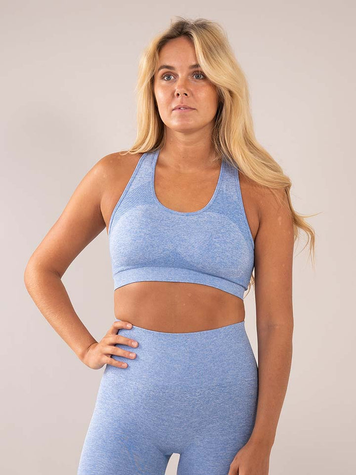 Angel Blue Seamless sports bra front