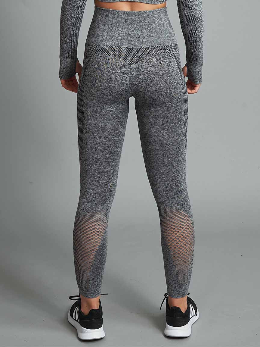 Seamless tights Angel grey back