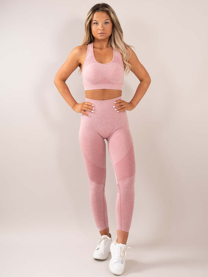 Angel pink Seamless BH set front