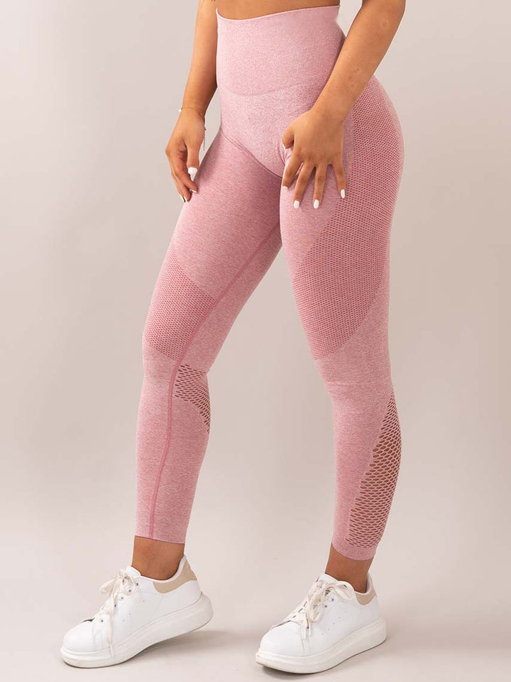 Angel pink Seamless tights side