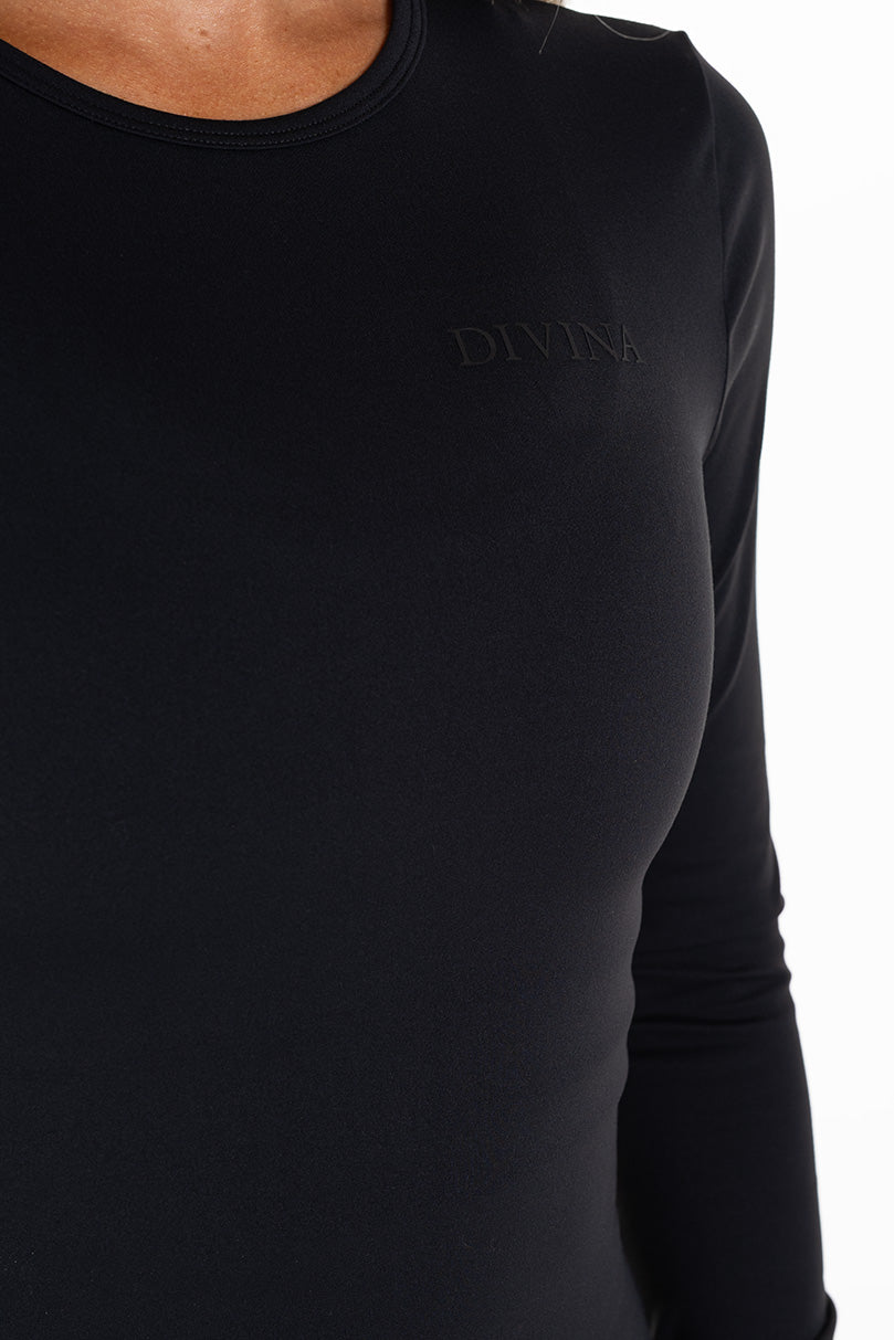 Athleisure Long sleeve Black Logo