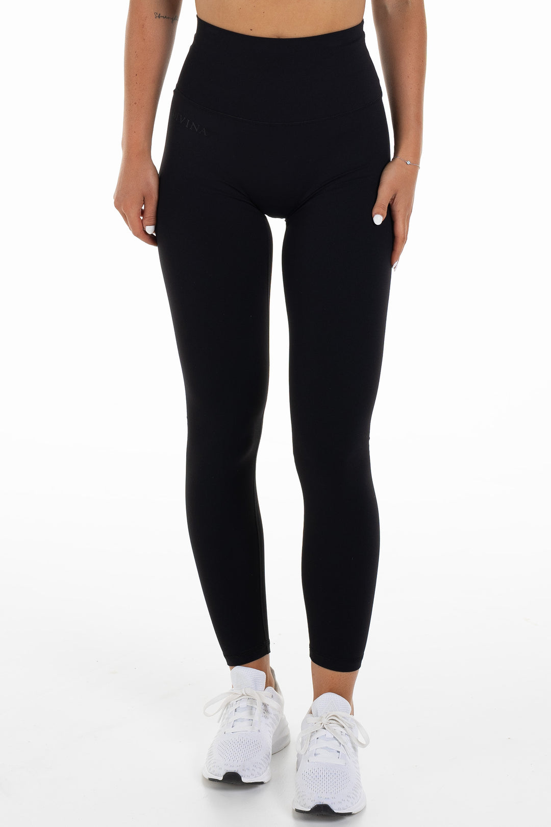 Athleisure Tights Black Front