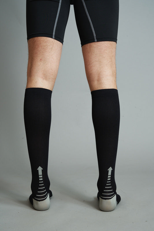 Compression socks Black back