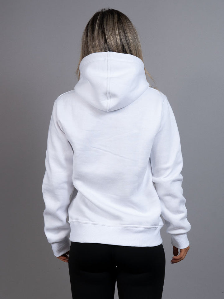 Womens Hoodie Original White back