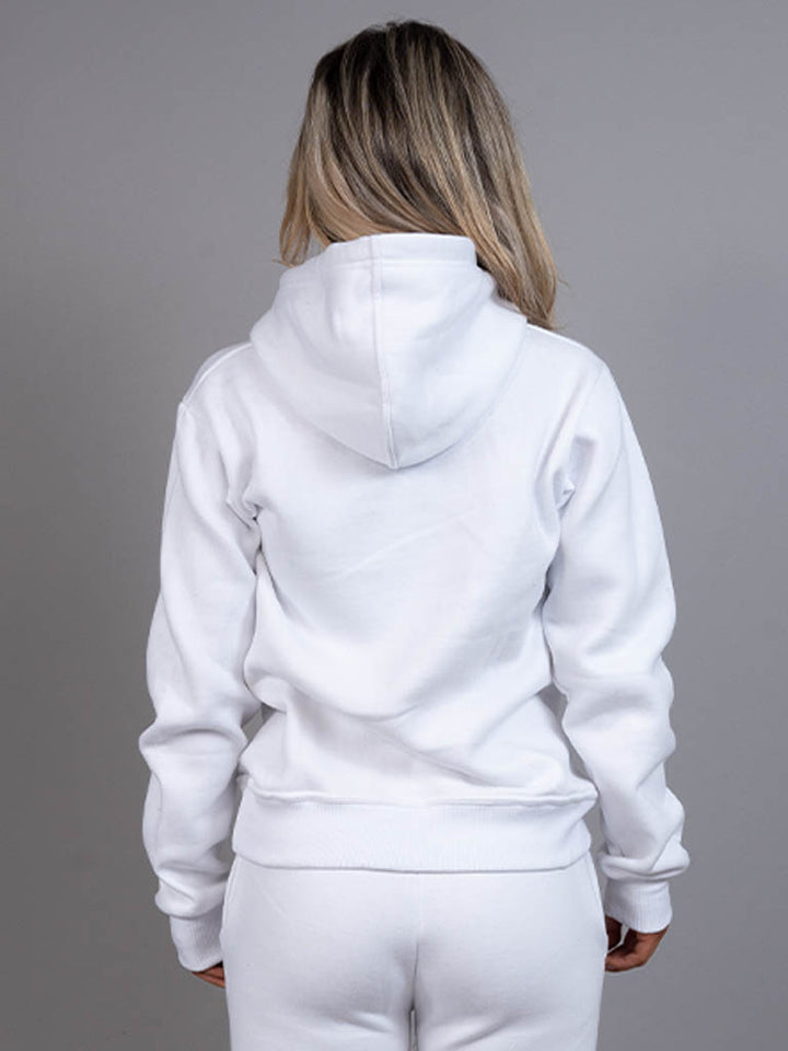 Womens Hoodie comfy white back