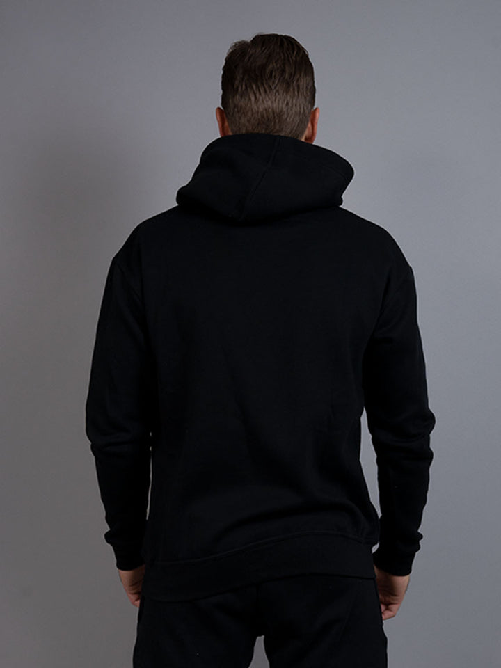 Mens Comfy hoodie black back