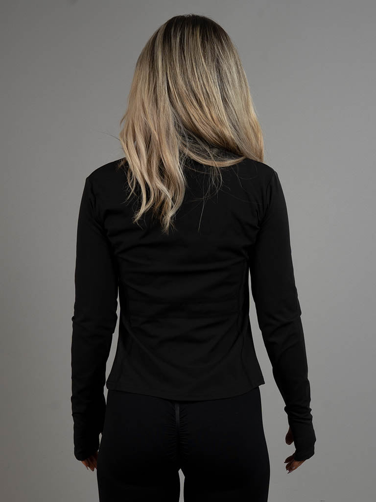 Training jacket Ater Black back