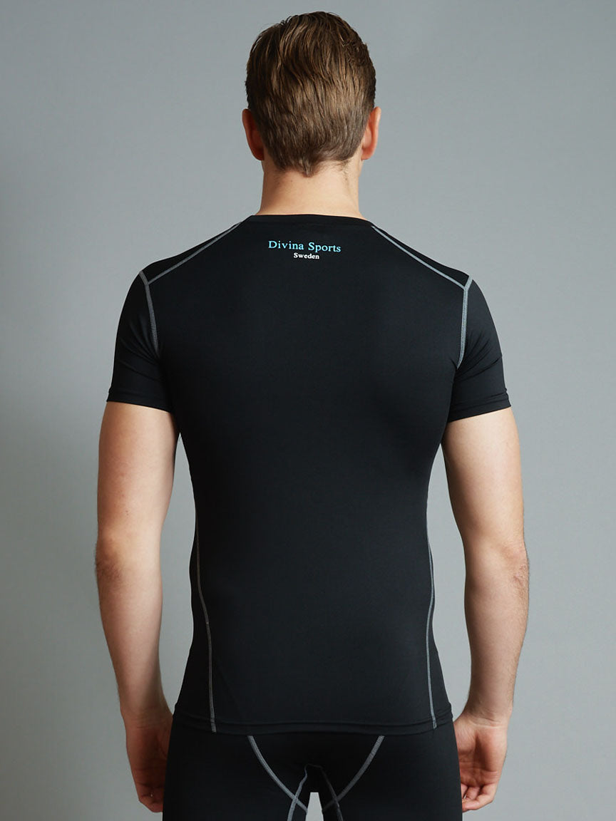 Baller compression t-shirt black back