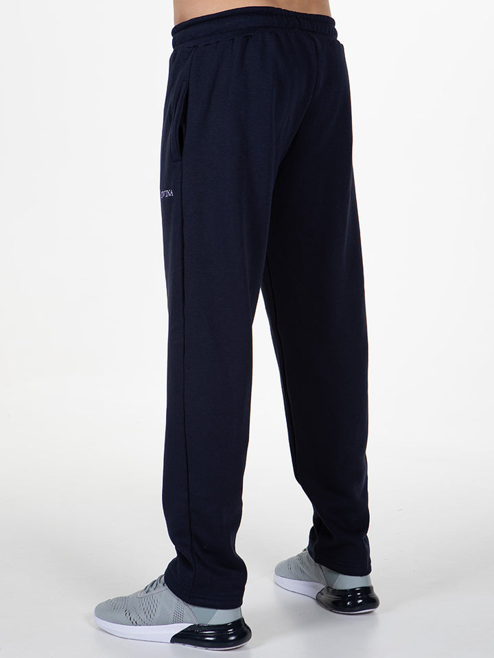 Comfy Navy Wide Pants side:back