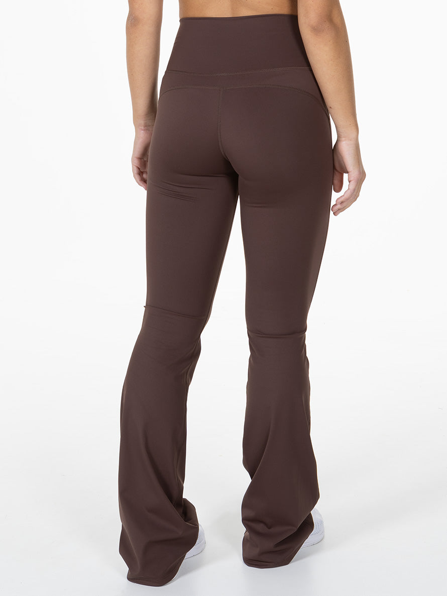 Flare Tights Brown