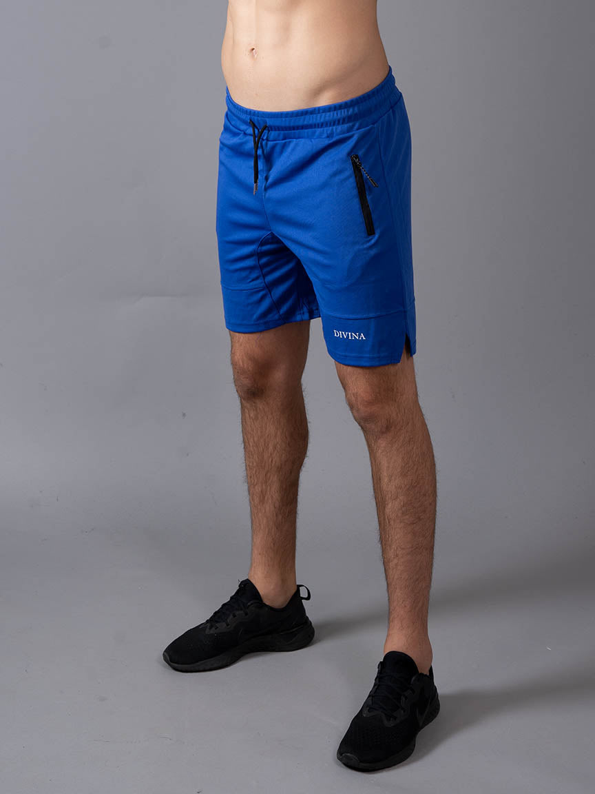 Shorts Flex Blue side