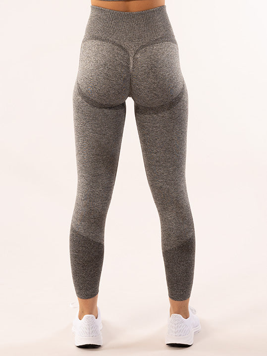 Four Scrunch Tights Grey Back