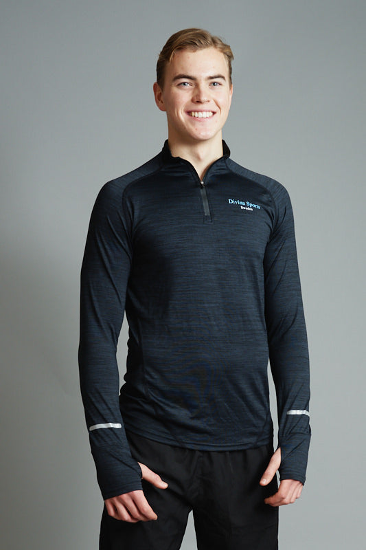 Long sleeve zip-shirt Fortis front