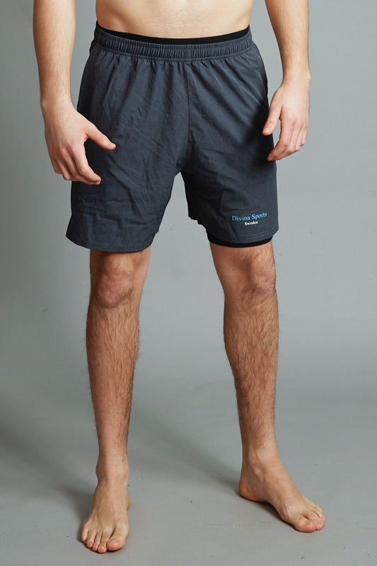 Shorts Tex Grey front