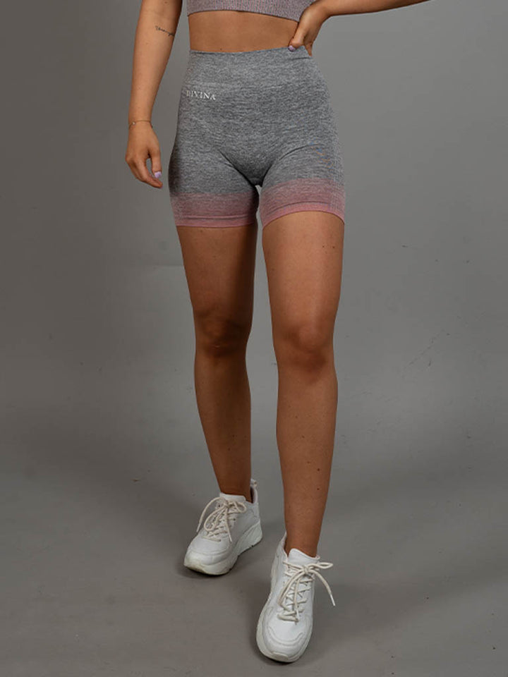 Dignus Seamless shorts grey/pink front