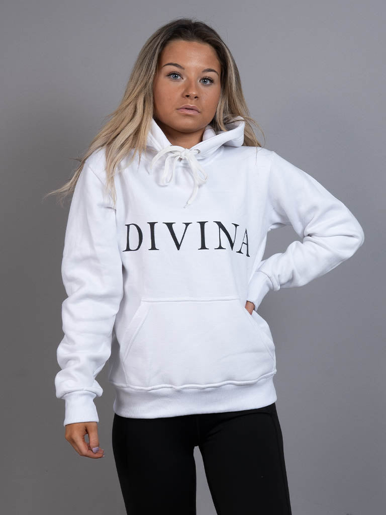 Womens Hoodie Original White front