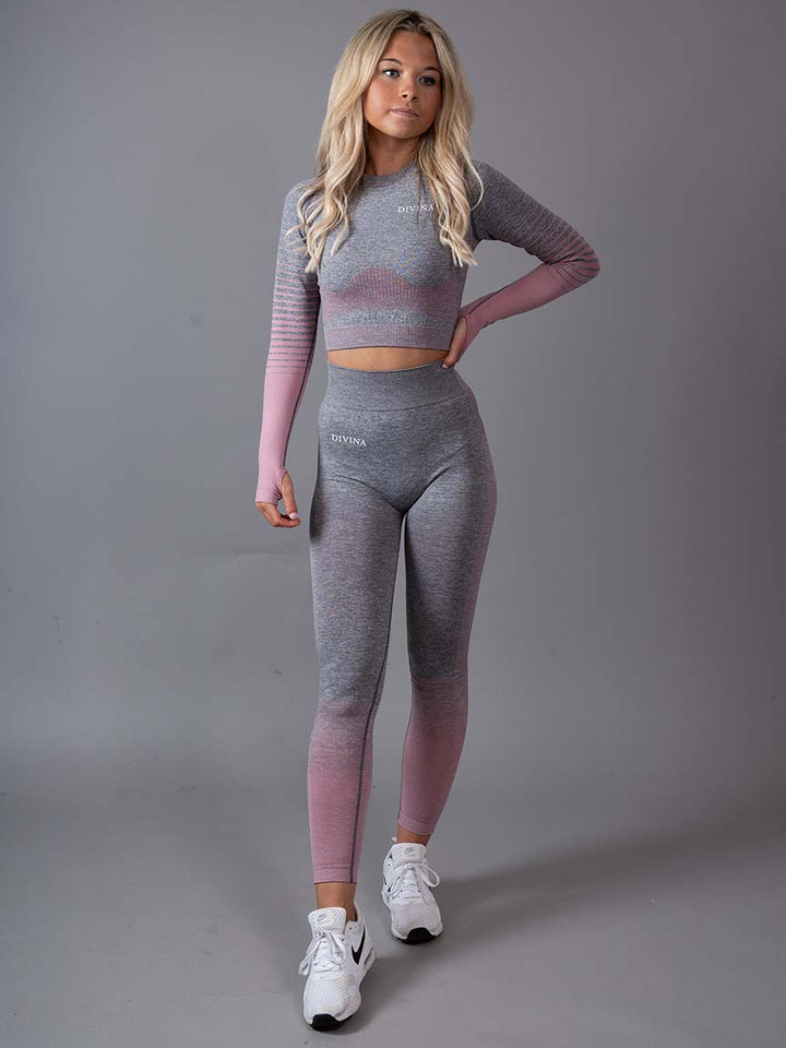 Seamless Set Dignus Grey/Pink Front