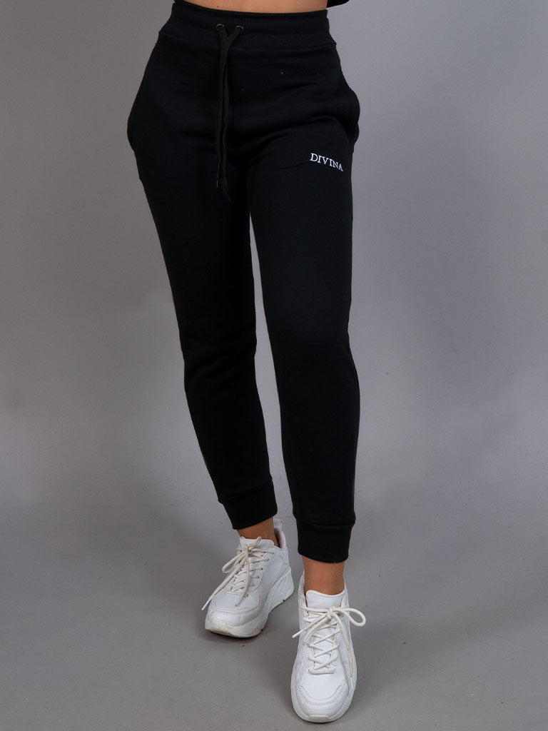 Womens pants comfy black front