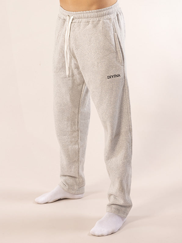 Grey Wide Comfy Pants side