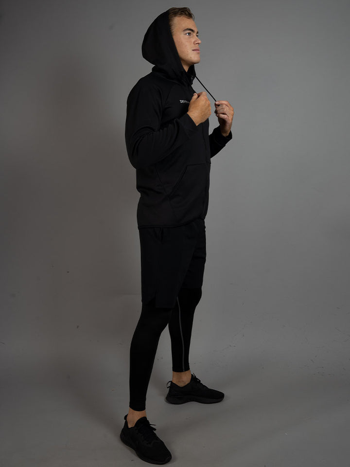 Training jacket zip black