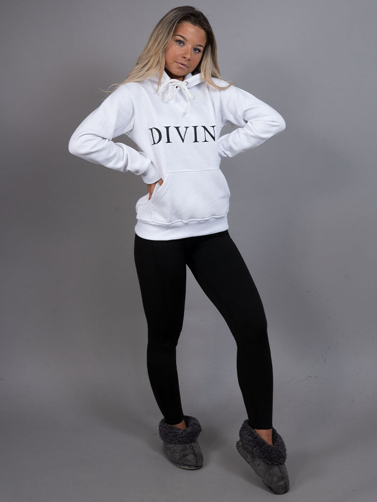 Womens Hoodie Original White whole body