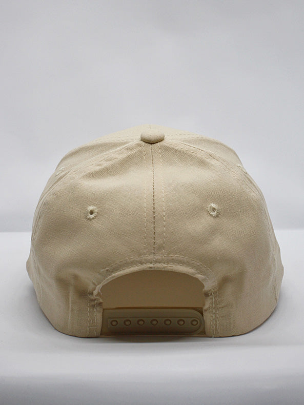 Linen cap Big logo Back